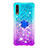 Funda Silicona Carcasa Goma Bling-Bling con Anillo de dedo Soporte S02 para Samsung Galaxy A50