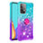 Funda Silicona Carcasa Goma Bling-Bling con Anillo de dedo Soporte S02 para Samsung Galaxy A52 4G