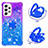 Funda Silicona Carcasa Goma Bling-Bling con Anillo de dedo Soporte S02 para Samsung Galaxy A53 5G