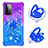 Funda Silicona Carcasa Goma Bling-Bling con Anillo de dedo Soporte S02 para Samsung Galaxy A72 4G