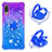 Funda Silicona Carcasa Goma Bling-Bling con Anillo de dedo Soporte S02 para Samsung Galaxy M02