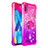 Funda Silicona Carcasa Goma Bling-Bling con Anillo de dedo Soporte S02 para Samsung Galaxy M10