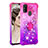 Funda Silicona Carcasa Goma Bling-Bling con Anillo de dedo Soporte S02 para Samsung Galaxy M21