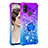 Funda Silicona Carcasa Goma Bling-Bling con Anillo de dedo Soporte S02 para Samsung Galaxy M21