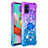 Funda Silicona Carcasa Goma Bling-Bling con Anillo de dedo Soporte S02 para Samsung Galaxy M40S