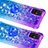 Funda Silicona Carcasa Goma Bling-Bling con Anillo de dedo Soporte S02 para Samsung Galaxy M40S