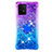 Funda Silicona Carcasa Goma Bling-Bling con Anillo de dedo Soporte S02 para Samsung Galaxy M80S