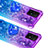 Funda Silicona Carcasa Goma Bling-Bling con Anillo de dedo Soporte S02 para Samsung Galaxy M80S