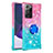 Funda Silicona Carcasa Goma Bling-Bling con Anillo de dedo Soporte S02 para Samsung Galaxy Note 20 Ultra 5G