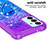 Funda Silicona Carcasa Goma Bling-Bling con Anillo de dedo Soporte S02 para Samsung Galaxy Quantum2 5G