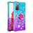 Funda Silicona Carcasa Goma Bling-Bling con Anillo de dedo Soporte S02 para Samsung Galaxy S20 FE 4G