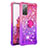 Funda Silicona Carcasa Goma Bling-Bling con Anillo de dedo Soporte S02 para Samsung Galaxy S20 FE 4G