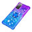 Funda Silicona Carcasa Goma Bling-Bling con Anillo de dedo Soporte S02 para Samsung Galaxy S20 Lite 5G