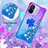 Funda Silicona Carcasa Goma Bling-Bling con Anillo de dedo Soporte S02 para Xiaomi Poco C55