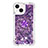 Funda Silicona Carcasa Goma Bling-Bling con Anillo de dedo Soporte S03 para Apple iPhone 14