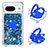 Funda Silicona Carcasa Goma Bling-Bling con Anillo de dedo Soporte S03 para Google Pixel 8 5G