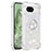 Funda Silicona Carcasa Goma Bling-Bling con Anillo de dedo Soporte YB1 para Google Pixel 8a 5G