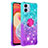 Funda Silicona Carcasa Goma Bling-Bling con Anillo de dedo Soporte YB2 para Samsung Galaxy A04 4G