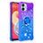 Funda Silicona Carcasa Goma Bling-Bling con Anillo de dedo Soporte YB2 para Samsung Galaxy M04