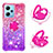 Funda Silicona Carcasa Goma Bling-Bling con Anillo de dedo Soporte YB2 para Xiaomi Redmi Note 12 5G