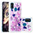 Funda Silicona Carcasa Goma Bling-Bling S01 para Samsung Galaxy M21