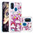 Funda Silicona Carcasa Goma Bling-Bling S01 para Samsung Galaxy M21