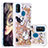 Funda Silicona Carcasa Goma Bling-Bling S01 para Samsung Galaxy M21