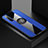 Funda Silicona Carcasa Ultrafina Goma con Magnetico Anillo de dedo Soporte A01 para Realme X50 5G