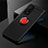 Funda Silicona Carcasa Ultrafina Goma con Magnetico Anillo de dedo Soporte A01 para Xiaomi Mi 10T Pro 5G