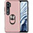 Funda Silicona Carcasa Ultrafina Goma con Magnetico Anillo de dedo Soporte D04 para Xiaomi Mi Note 10