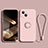 Funda Silicona Carcasa Ultrafina Goma con Magnetico Anillo de dedo Soporte G02 para Apple iPhone 15 Plus