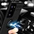 Funda Silicona Carcasa Ultrafina Goma con Magnetico Anillo de dedo Soporte JM1 para Samsung Galaxy Note 20 Ultra 5G