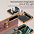 Funda Silicona Carcasa Ultrafina Goma con Magnetico Anillo de dedo Soporte S01 para Sony Xperia 1 IV SO-51C