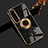 Funda Silicona Carcasa Ultrafina Goma con Magnetico Anillo de dedo Soporte S01 para Sony Xperia 10 V