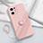 Funda Silicona Carcasa Ultrafina Goma con Magnetico Anillo de dedo Soporte S04 para Oppo Find X5 Pro 5G