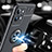 Funda Silicona Carcasa Ultrafina Goma con Magnetico Anillo de dedo Soporte SD1 para Realme GT2 Pro 5G