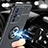 Funda Silicona Carcasa Ultrafina Goma con Magnetico Anillo de dedo Soporte SD1 para Vivo V23 Pro 5G