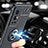 Funda Silicona Carcasa Ultrafina Goma con Magnetico Anillo de dedo Soporte SD1 para Vivo X70 Pro 5G