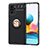 Funda Silicona Carcasa Ultrafina Goma con Magnetico Anillo de dedo Soporte SD1 para Xiaomi Poco M5S