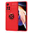 Funda Silicona Carcasa Ultrafina Goma con Magnetico Anillo de dedo Soporte SD1 para Xiaomi Poco X4 NFC