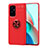 Funda Silicona Carcasa Ultrafina Goma con Magnetico Anillo de dedo Soporte SD2 para OnePlus 9 5G