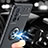 Funda Silicona Carcasa Ultrafina Goma con Magnetico Anillo de dedo Soporte SD2 para Xiaomi Mi 11T 5G