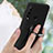 Funda Silicona Carcasa Ultrafina Goma con Magnetico Anillo de dedo Soporte T01 para Huawei P30 Lite
