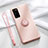 Funda Silicona Carcasa Ultrafina Goma con Magnetico Anillo de dedo Soporte T04 para Huawei Honor View 30 Pro 5G