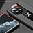 Funda Silicona Carcasa Ultrafina Goma con Magnetico Anillo de dedo Soporte T08 para Xiaomi Mi 11 Lite 5G