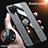Funda Silicona Carcasa Ultrafina Goma con Magnetico Anillo de dedo Soporte X01L para Samsung Galaxy A12