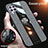 Funda Silicona Carcasa Ultrafina Goma con Magnetico Anillo de dedo Soporte X01L para Samsung Galaxy A22 4G