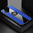 Funda Silicona Carcasa Ultrafina Goma con Magnetico Anillo de dedo Soporte X01L para Samsung Galaxy M01 Core