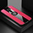 Funda Silicona Carcasa Ultrafina Goma con Magnetico Anillo de dedo Soporte X01L para Xiaomi Redmi 9 Prime India