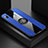 Funda Silicona Carcasa Ultrafina Goma con Magnetico Anillo de dedo Soporte X02L para Samsung Galaxy A20